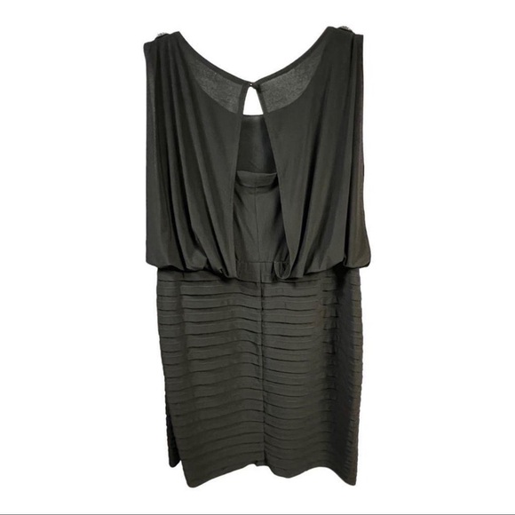 Collections Dressbarn Women’s Size 18 Black Sleeveless Cocktail Dress - Picture 4 of 4